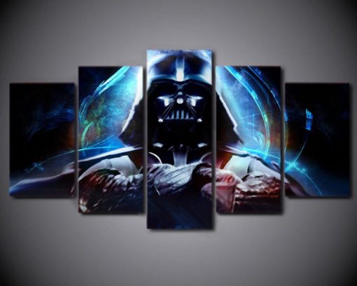 5 Pieces Star Wars Darth Vader Canvas