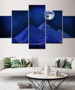 Pyramid Wall Art, Egyptian Wall Art, Egyptian Canvas Art, Pyramid Canvas Art, Egyptian Large Canvas Set, Large Pyramid Canvas Set, Framed
