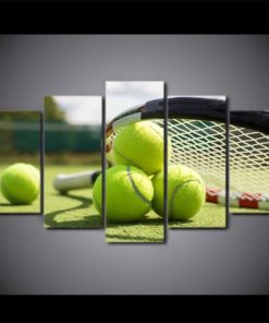 Tennis Wall Art, Tennis Canvas Art, Sports Wall Decor, Sports Canvas Set, Multi Panels, Split Canvas, Poster, Painting, Canvas Print, Framed