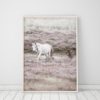 Wall Art Unicorn Print Girls Room Decor Horse Art Unicorn Wall Art Print Pink Nursery Decor Unicorn Poster White Horse Wall Art