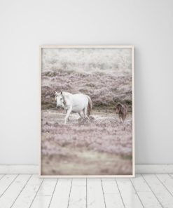 Wall Art Unicorn Print Girls Room Decor Horse Art Unicorn Wall Art Print Pink Nursery Decor Unicorn Poster White Horse Wall Art