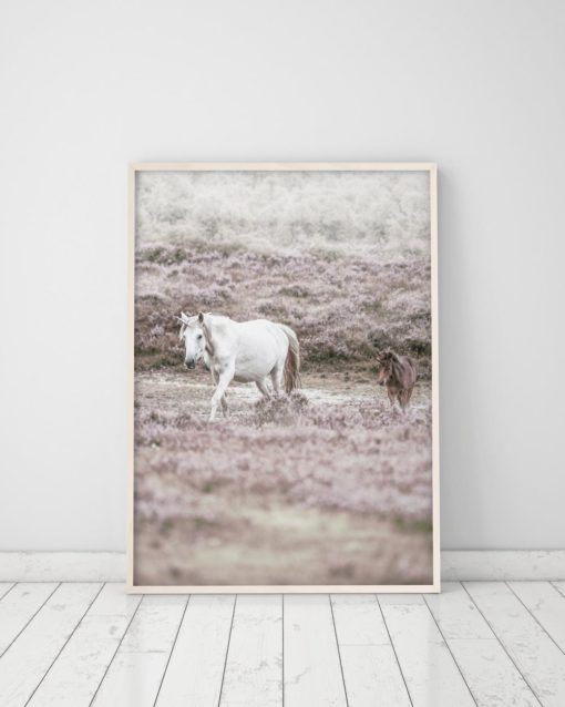 Wall Art Unicorn Print Girls Room Decor Horse Art Unicorn Wall Art Print Pink Nursery Decor Unicorn Poster White Horse Wall Art