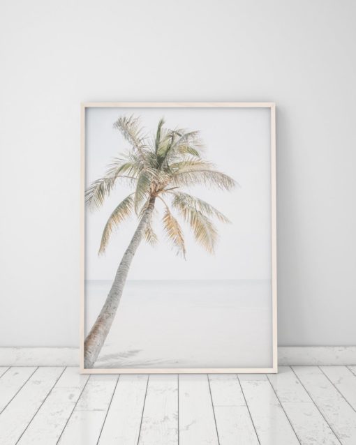 Wall Art Palm Tree Print Coastal Prints Beach Wall Art Palm Tree Wall Art Prints