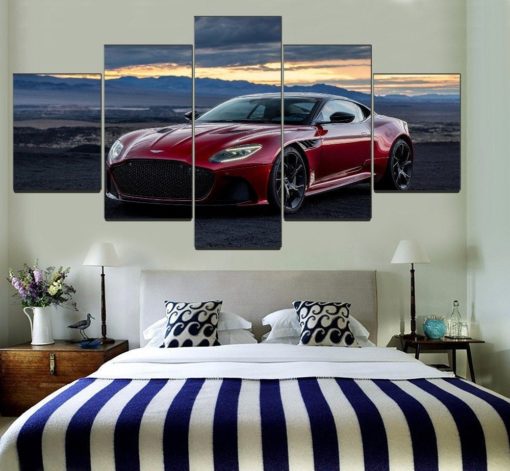 Aston Martin Wall Art, Aston Martin Canvas Art, Wall Decor, Canvas Print, Large Framed Poster, Gift For Him, Car Lover, Multi Panel, Garage