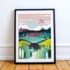 Tuscany Print | Italian Landscape | Landscape Print | Travel Poster | Nursery Wall Art