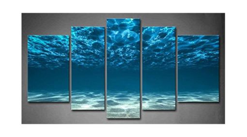 5 Pieces Under The Water Nature Canvas