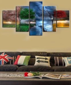 5 Pieces Four Seasons Mother Nature Canvas