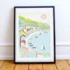 South of France Print | French Poster | Home Decor Wall Art | Travel Wall Art