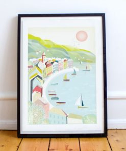 South of France Print | French Poster | Home Decor Wall Art | Travel Wall Art