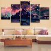Framed Tangled Beauty & Magical Scene Like Harry Potter School Hogwarts Canvas ( 5 Pieces / 3 Pieces / 1 Piece)