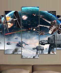 5 Pieces Starwars Battle Canvas