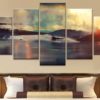 5 Pieces Starwars Colorful Battle Canvas Art