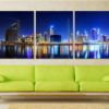 Extra Large Dubai Canvas Art Dubai Panorama Dubai Canvas Print Dubai Skyline Dubai Wall Art Dubai Photo UAE Print Home Office Dubai Decor