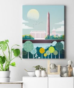 Washington Wall Art | Washington DC Art | Cityscape Wall Art | Canvas Wall Art