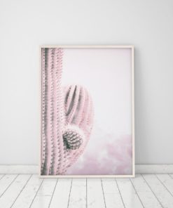 Wall Art Cactus Print Art Trendy Modern Art Cactus Decor Cactus Minimalist Wall Art Prints Cloud Wall Art Pink Wall Art Print Cloud Print