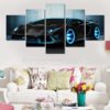 Lamborghini Wall Art, Lamborghini Canvas Art, Sports Car 5 Piece Canvas Art, Sports Car Wall Decor, Lamborghini Wall Poster Framed