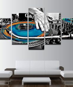 Dj Wall Art, Dj Canvas Art, Dj Wall Decor, DJ Controler wall Art, Music Wall Decor, Music Painting, Club Wall Decor