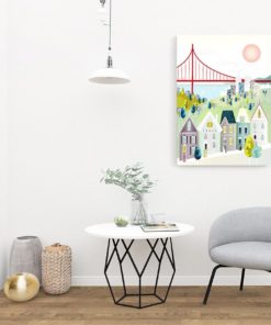 San Francisco Art | San Francisco Canvas | California Wall Art | California Poster