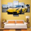 Lamborghini Gallardo Wall Art, Lamborghini Canvas Art, Wall Decor, Canvas Print, Multi Panel, Car Lover, Gift For Him, Large Split Canvas,