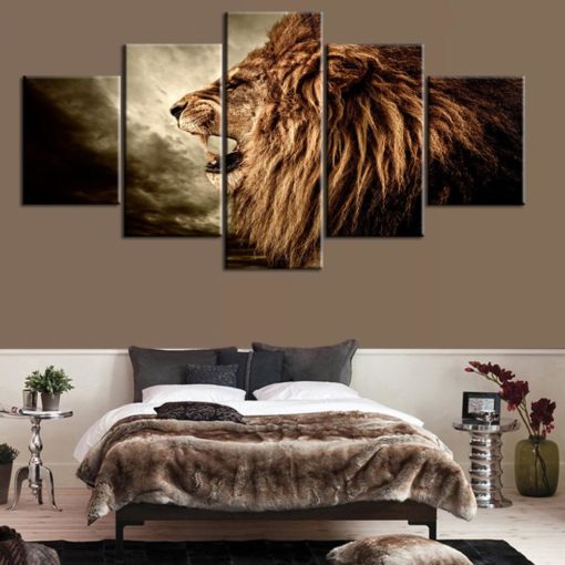 Lion Poster, Lion Large Canvas Art, Lion Wall Art, Lion Wall Decor, Lion Canvas Art, Lion Canvas Print, Animal Wall Art, Animal Canvas Art