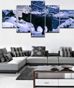 Wolf Painting, Wolf Poster, Wolf Canvas Art, Wolf Canvas Print, Wolf Wall Art, Wolf Wall Decor, Animal Canvas Art, Animal Wall Art, Framed
