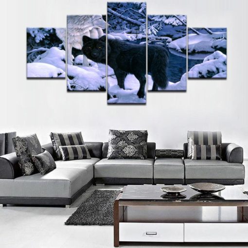 Wolf Painting, Wolf Poster, Wolf Canvas Art, Wolf Canvas Print, Wolf Wall Art, Wolf Wall Decor, Animal Canvas Art, Animal Wall Art, Framed