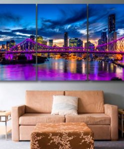 Three Piece wall art Three Piece wall decor Extra large wall art Extra large wall decor Large canvas print Bedroom wall art Bedroom decor