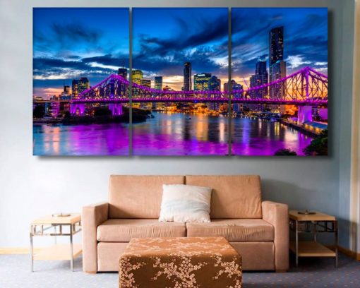 Three Piece wall art Three Piece wall decor Extra large wall art Extra large wall decor Large canvas print Bedroom wall art Bedroom decor