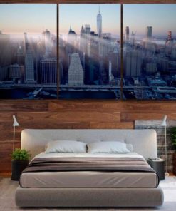 Skyline canvas Cityscape canvas Skyline poster Skyline wallpaper Skyline wall decal Cityscape decor Skyline print Skyline art Bedroom art