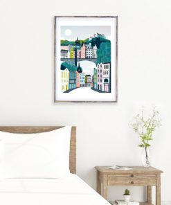 Edinburgh Print | Travel Gallery Wall | Large Scottish Wall Art