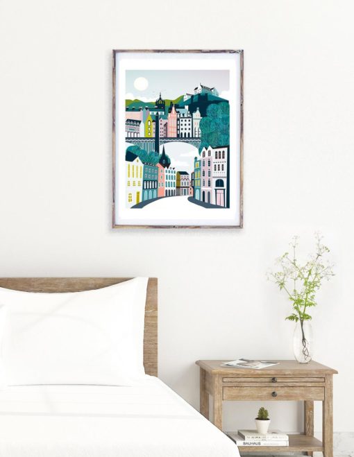 Edinburgh Print | Travel Gallery Wall | Large Scottish Wall Art