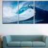 Wave decor Wave wall decor Wave poster decor Storm poster Storm poster print Storm poster set Ocean wall decor Ocean wall art Ocean canvas