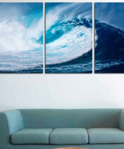 Wave decor Wave wall decor Wave poster decor Storm poster Storm poster print Storm poster set Ocean wall decor Ocean wall art Ocean canvas