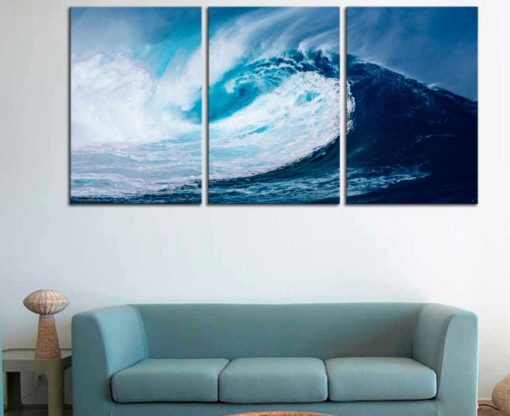 Wave decor Wave wall decor Wave poster decor Storm poster Storm poster print Storm poster set Ocean wall decor Ocean wall art Ocean canvas