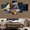 Wolf Wall Art, Wolf Wall Decor, Wolf Canvas Art, Wolf Canvas Print, Wolf Painting, Wolf Print, Animal Wall Art, Animal Canvas Art, Framed