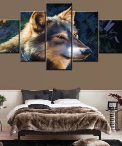 Wolf Wall Art, Wolf Wall Decor, Wolf Canvas Art, Wolf Canvas Print, Wolf Painting, Wolf Print, Animal Wall Art, Animal Canvas Art, Framed