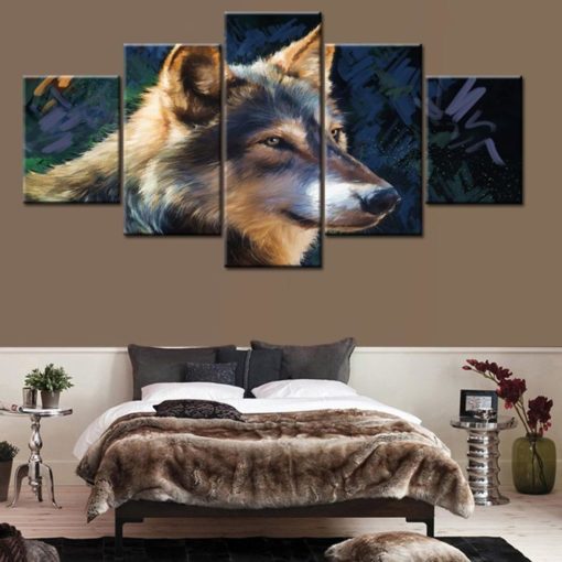 Wolf Wall Art, Wolf Wall Decor, Wolf Canvas Art, Wolf Canvas Print, Wolf Painting, Wolf Print, Animal Wall Art, Animal Canvas Art, Framed