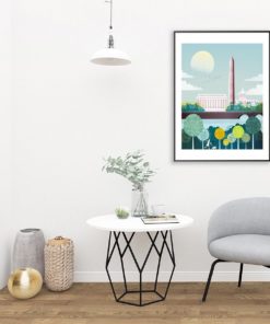 Washington Print | Large Washington Poster | Washington Wall Art | Nursery Art Print | Living Room Wall Art