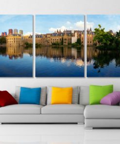 The Hague Panoramic Canvas Print The Hague Canvas Art The Hague Photo Skyline The Hague Wall Art The Hague Print Netherlands Wall Art