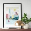 Austin Print | City Skyline Art | Austin Poster | Travel Wall art