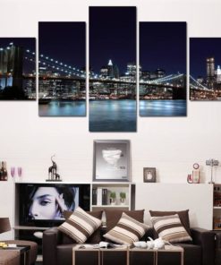 Brooklyn Bridge Canvas Art, Brooklyn Bridge Wall Art, Brooklyn Bridge Canvas Painting, Brooklyn Bridge Canvas Print