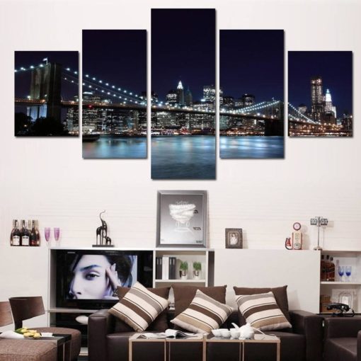 Brooklyn Bridge Canvas Art, Brooklyn Bridge Wall Art, Brooklyn Bridge Canvas Painting, Brooklyn Bridge Canvas Print