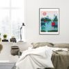 Vietnam Poster | Halong Bay Poster | Vietnam Wall Art | Asian Wall Art | Large Travel Poster