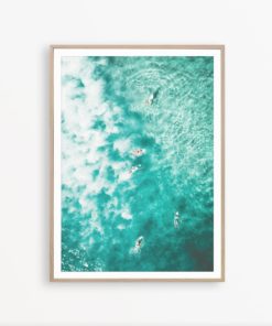 Surf Wall Art Coastal Print Ocean Art Print Surfboard Printable Summer Poster Ocean Wall Art Aerial Beach Print Surf Poster Ocean Wave Art