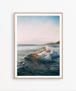 Beach Print Ocean Decor Beach Wall Art Surf Print Ocean Photography Coastal Print Ocean Print Wave Print Pink Wall Art Surfing Art Ocean Art
