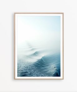 Blue Ocean Print Sea Print Serene Wall Art Ocean Photography Calm Water Print Scandinavian Wall Art Ocean Poster Coastal Decor Waves Print