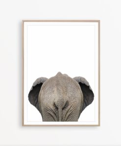 Elephant Print Elephant Printable Bathroom Poster Safari Nursery Print Elephant Decor Safari Print Funny Bathroom Decor Elephant Wall Art