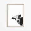 Black and White Cow Print Farm House Decor Cow Art Cow Printable Cow Wall Art Farmhouse Decor Cow Poster Farmhouse Printable Cow Decor