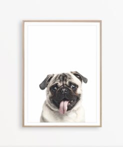Pug Print Pug Wall Art Pug Picture Pug Art Pug Dog Print Puppy Dog Print Pug Nursery Print Pug Gift Dog Poster Pug Decor Puppy Wall Art