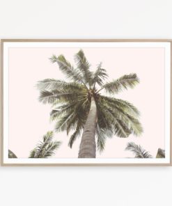 Tropical Wall Art Palm Print Blush Pink Decor Tropical Print Pale Pink Wall Art Palm Poster Tropical Decor Palm Tree Print Palm Wall Art